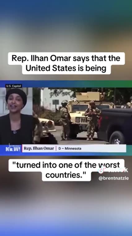 WHY IS BROTHER BANGER ILHAN OMAR SUFFERING IN OUR HELLHOLE WHEN SHE CAN LIVE IN HER SOMALIAN UTOPIA❓