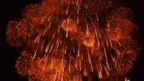 The largest fireworks display recorded in the Guinness Book of Records