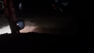 Night Shift In A Snow Plow