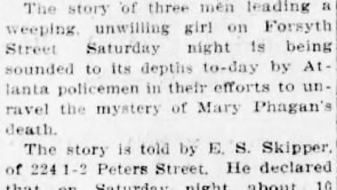 Monday, 28th April 1913 - Trio of Youngsters Observed Steering a Faltering Maiden, Atlanta Georgian