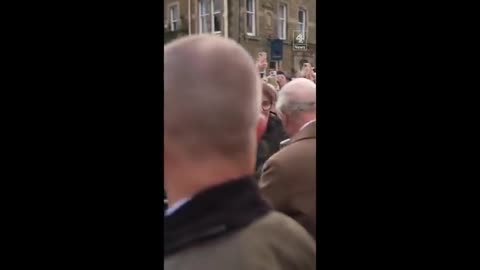 “Charles! How long have you known about Andrew and Epstein？” A man shouts at King Charles