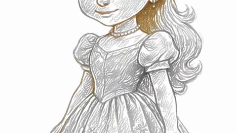 How to Sketch & Color Princesses Easily with Colored Pencils 🖍️👑 #HowToDraw