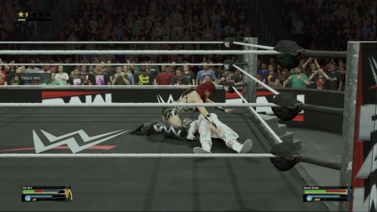 wwe 2k25 164 universe Iyo Sky VS Elena Kovac