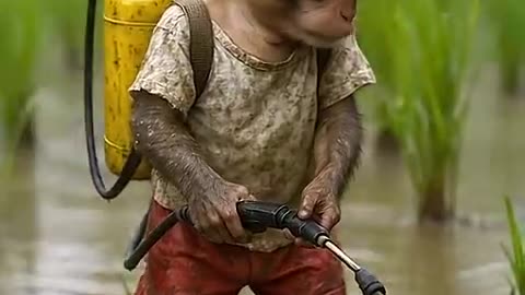 The Monkey Who Never Gave Up 🐒🔥❤️