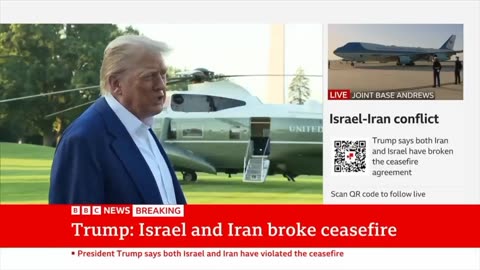US President Donald Trump warns Israel after it vows 'powerful strikes on Iran' | BBC News #cnn