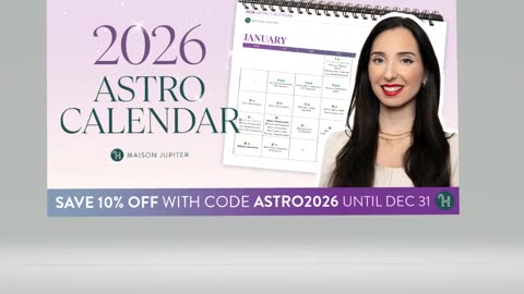 New 2026 Astro Calendar from @Julie Maison Jupiter