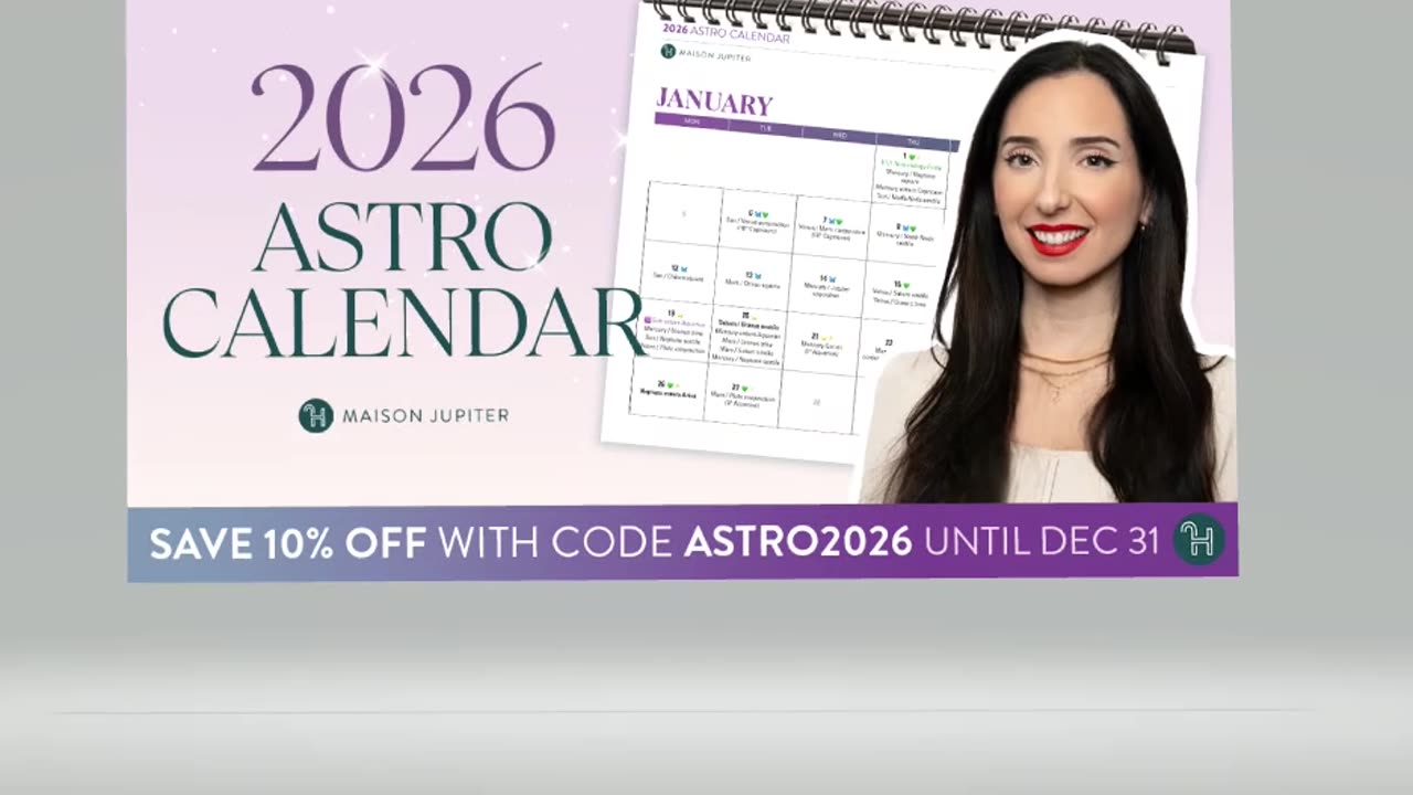 New 2026 Astro Calendar from @Julie Maison Jupiter