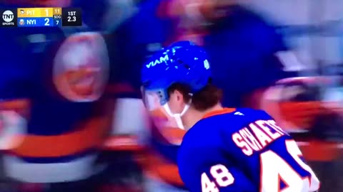 Islanders D #48 Matt Schaefer 🥅(16)🏒Slap-Shot Goal