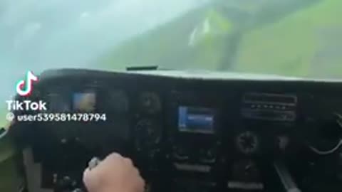Flying a plane
