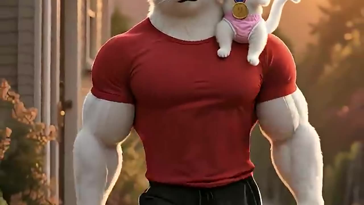 Poor cat went to the gym and got laughed at thanks to kittens