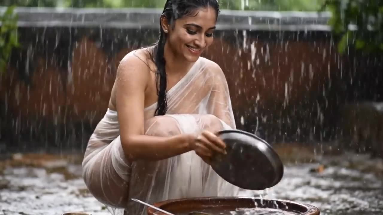 village life in rainy