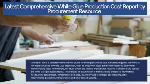 White Glue Production Cost Analysis