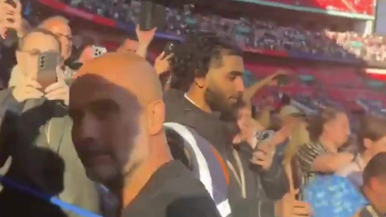 Pep Guardiola being called a bald rat!