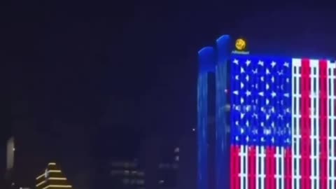Qatar Skyline For President Trump Visit
