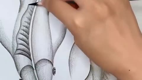 How to draw a fish