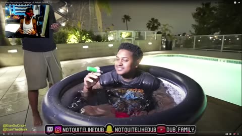 Dub Does The Ice Bucket Challenge.. (ft Aaliyah, Derek & T.O) REACTION