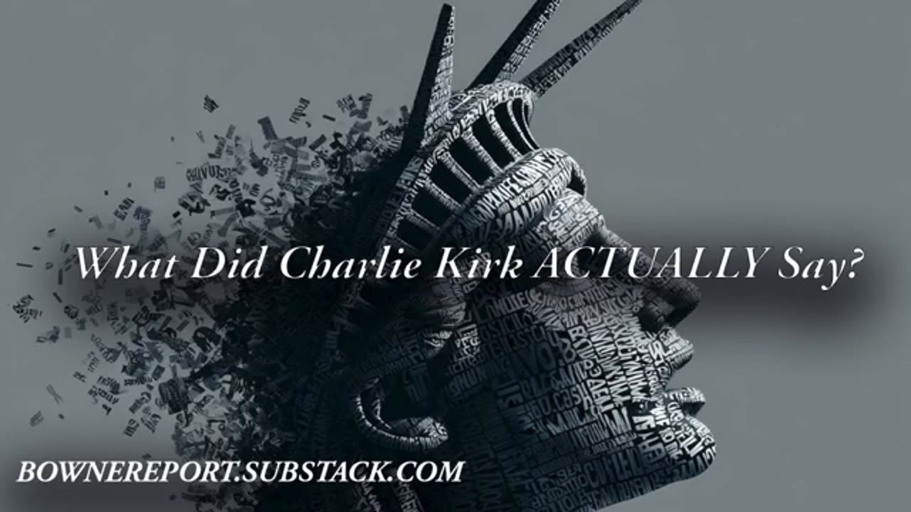 What Did Charlie Kirk ACTUALLY Say