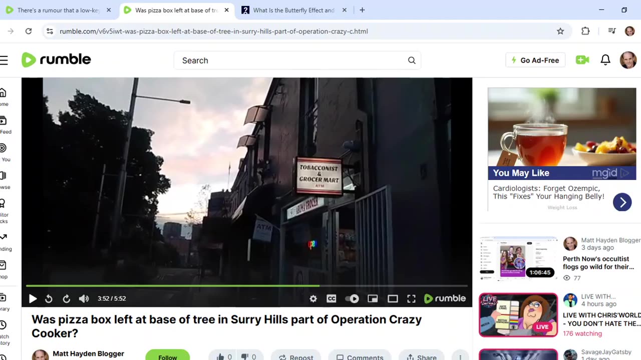 Was fatal fall in Surry Hills psyop-driven fake news or a tragic example of the butterfly effect?