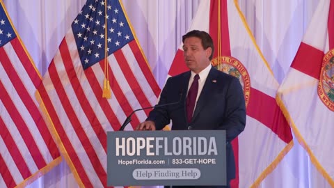 Governor DeSantis Highlights Hope Florida Partnership with Florida Businesses