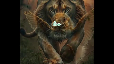 Lion and the chick