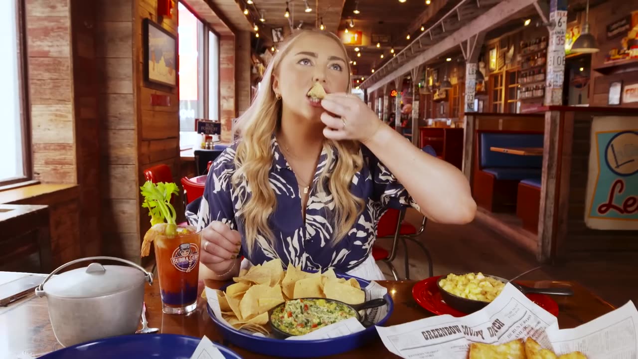 Trying 27 Of The Most Popular Menu Items At Bubba Gump Shrimp Company _ Delish (1080p)