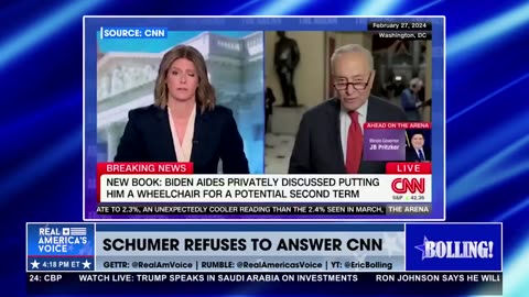 SCHUMER REFUSES TO ANSWER CNN