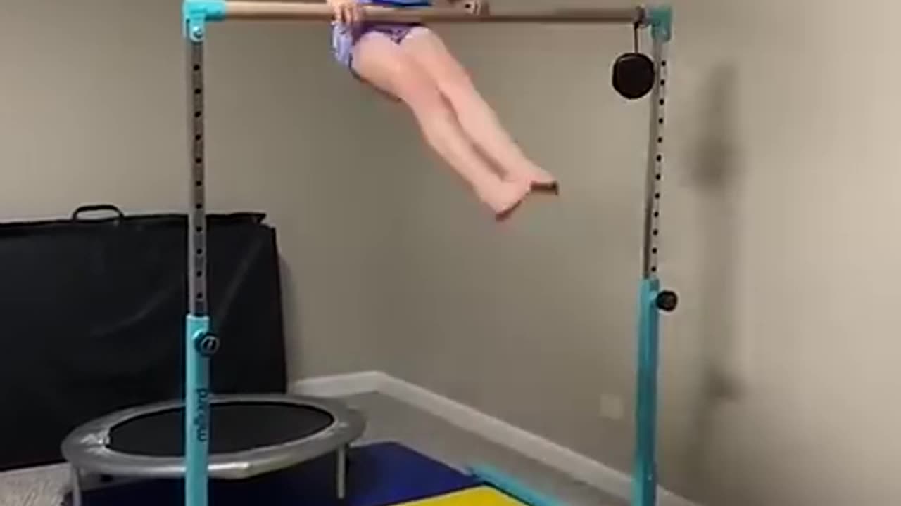 Legend says, she still hangin' there #funny #fail #gymnastics