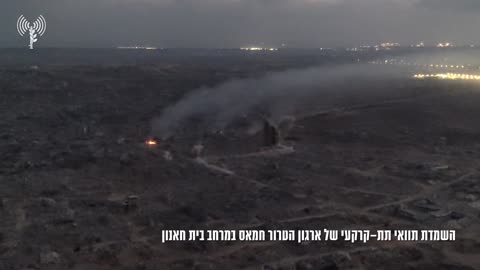 A 500-meter-long Hamas tunnel in northern Gaza's Beit Hanoun was recently demolished