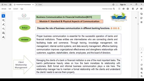 2. Banking Diploma Preparation - JAIBB - Business Communication in Financial Institutions (BCFI)