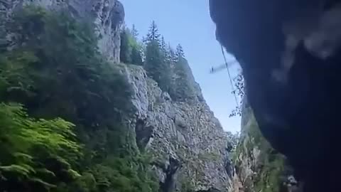Bicaz Gorge in Romania.