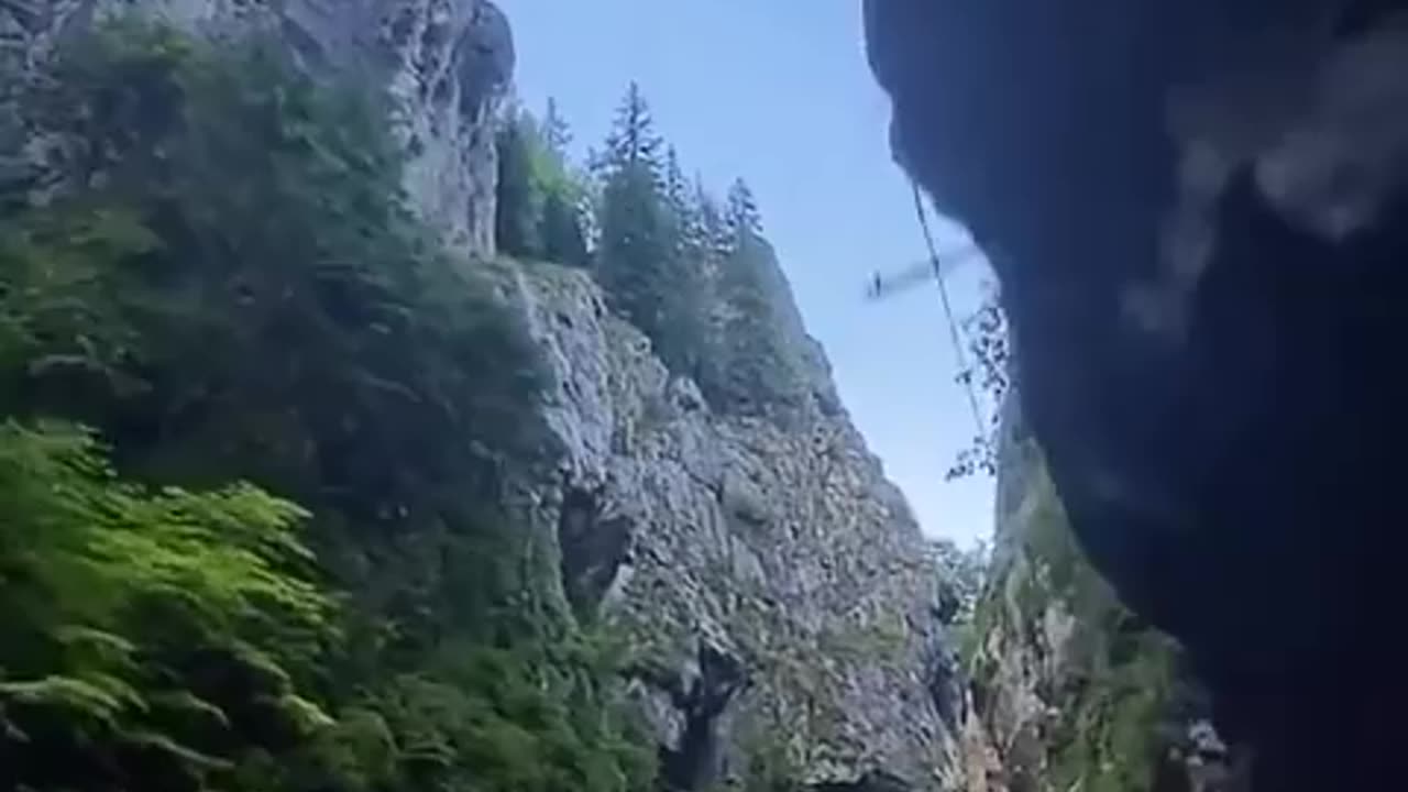 Bicaz Gorge in Romania.