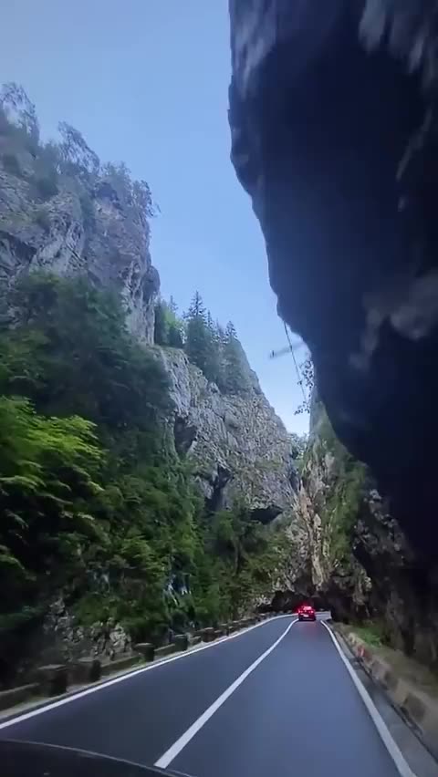 Bicaz Gorge in Romania.