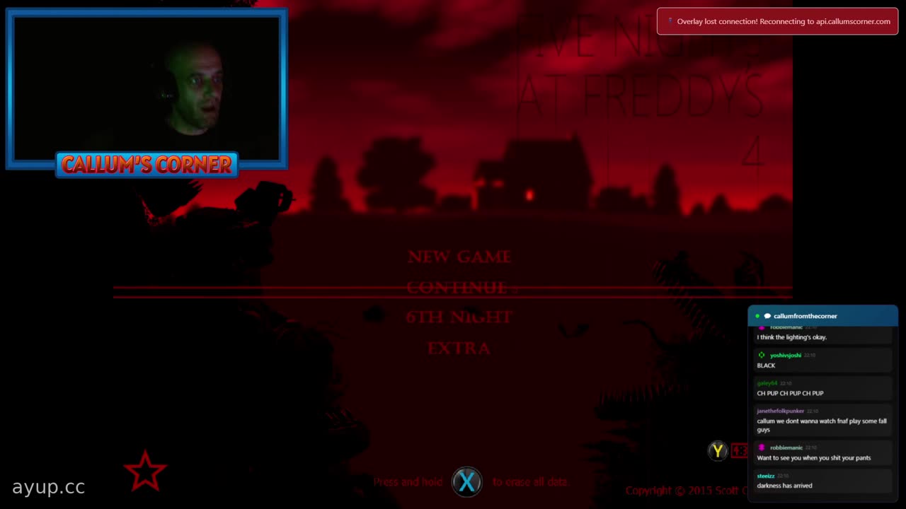 ayupcc - Callum's Corner - 28/11/25 - Completing FNAF 4