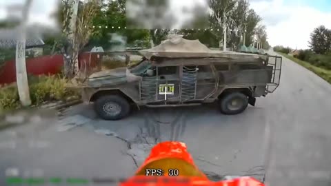 🚀💥 Ukraine Russia War | Russian Fiber-Optic Drone Targets Ukrainian Armored Vehicle in Konsta… | RCF