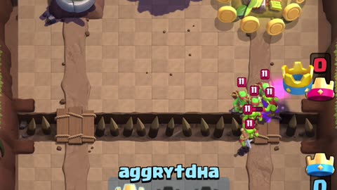 Clash Royale: 22/5 gameplay (Goblin Curse)