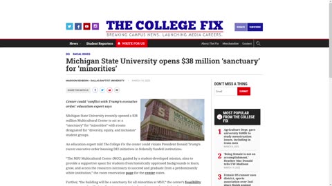 Michigan State University Diversity Center??? - Rant by White Nationalist