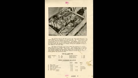 German Demolition Vehicle, British Report