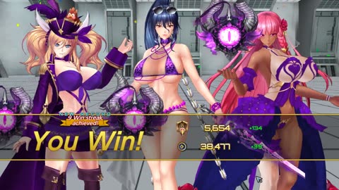 Onisaki Purple Pirate, Intro, Outro, Dialog, PvP, and Ultimate Attack / Action Taimanin