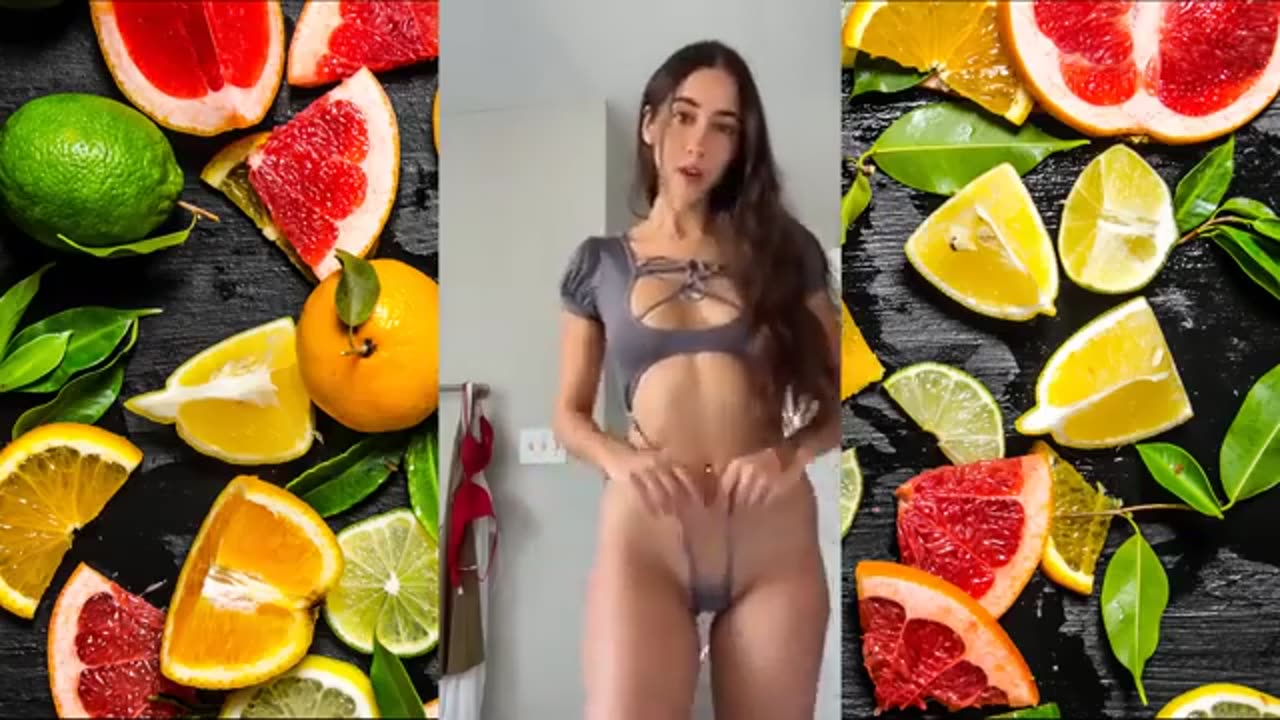 Summer bikini clothes, almost naked model