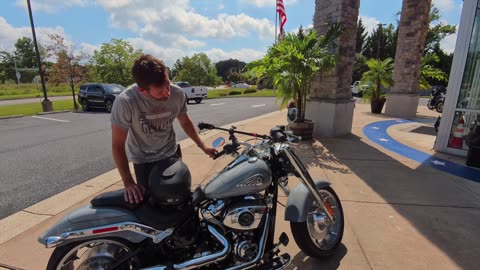 Test Ride with Old Glory HD Fat Boy