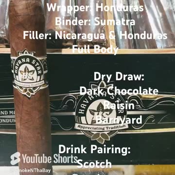 La Pantera Havana Star Maduro 6x60 Gordo #Short #Shorts #CigarOfTheDay #TylerLozano #OaklandBallers