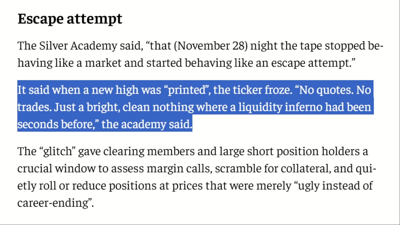 SILVER IS INEVITABLE - Did the COMEX Glitch Backfire?