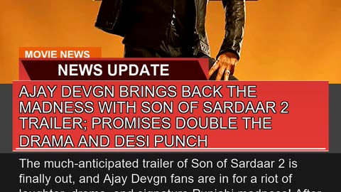 Ajay Devgn Brings Back the Madness with Son of Sar