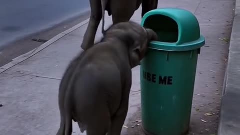 Nature caring animals