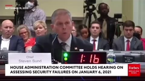 J6 Sund testifies on why no National Guard on January 6th on 9/19/23