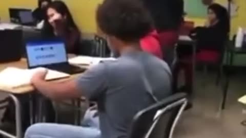 Student Savagely Bodyslammed For Calling His Teacher The N Word