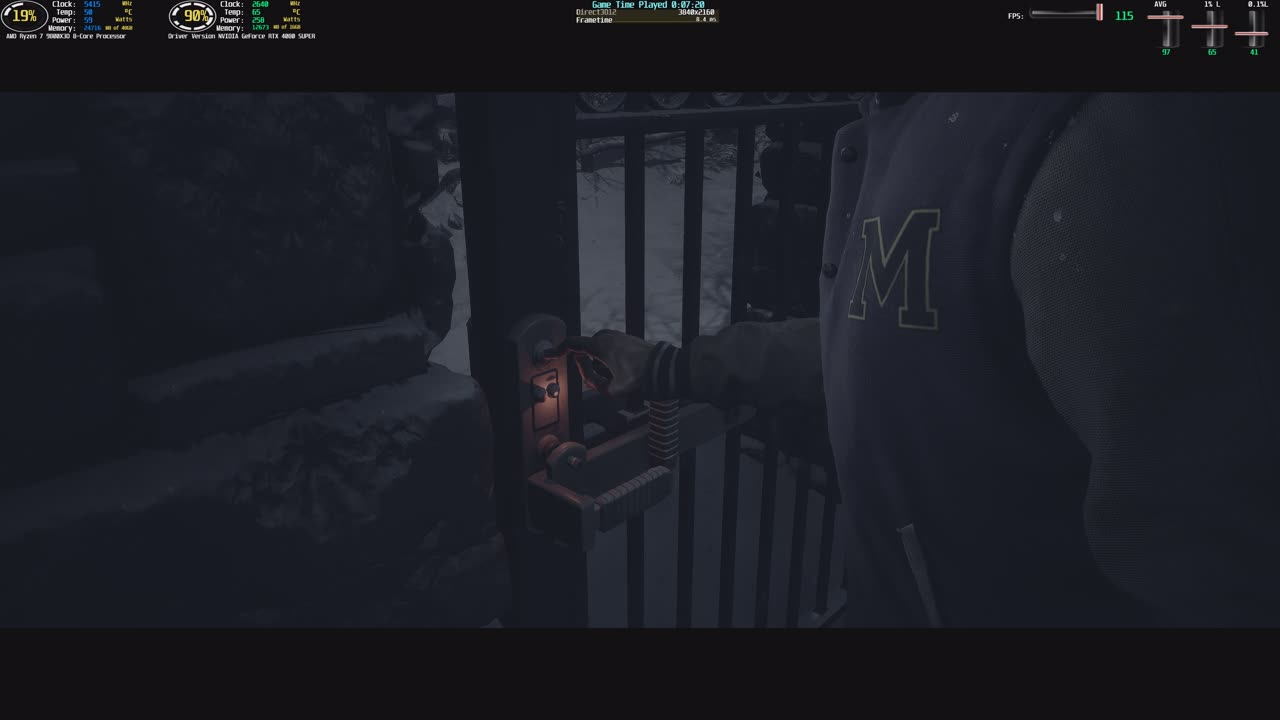 Until Dawn 4K Hdr Pc Gameplay 9800X3d Rtx 4080 Super