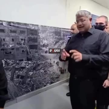 Itmar bin Ghafir has ordered the prisons to put up pictures of the destruction caused by the war