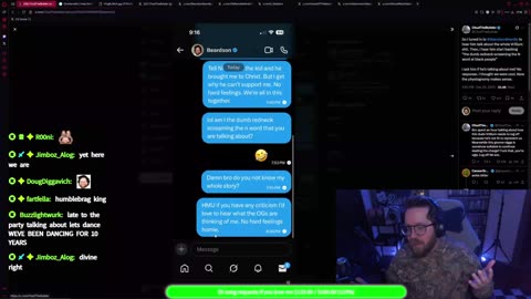 Beardson's deepdive into ChudTheBuilder crashing out at him