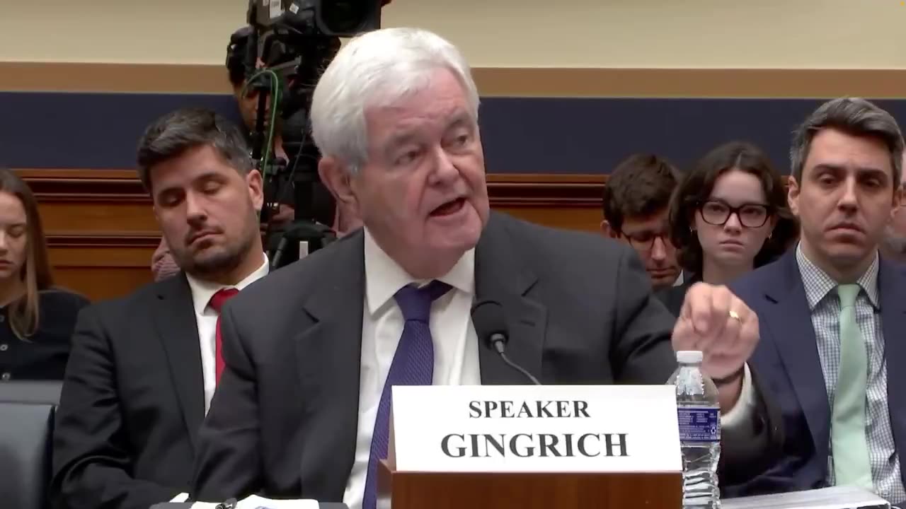 Newt Gingrich testifies that we are experiencing judicial coup